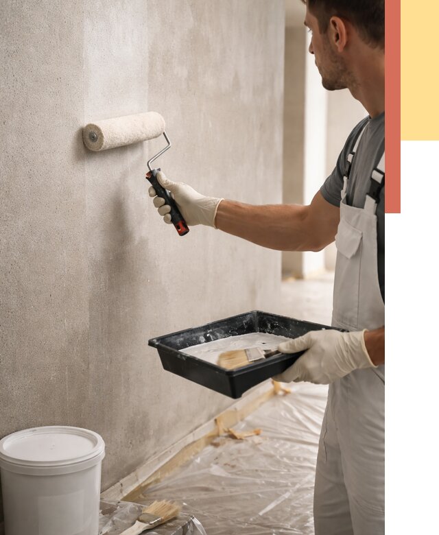 Грунтовка стен в Чистополе от 2253 руб. м2 — быстро, недорого, с материалом | ОТДЕЛОЧНИК-Чст