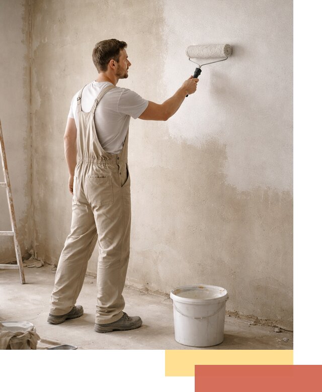 Грунтовка стен под отделку в Чистополе профессиональным раствором