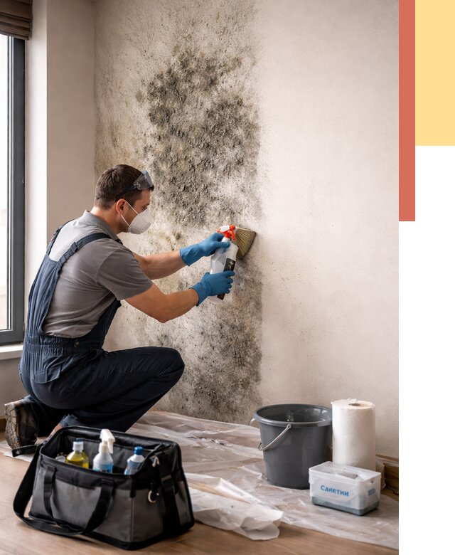 Удаление плесени со стен в Чистополе от 2201 руб. — быстро и недорого | ОТДЕЛОЧНИК-Чст