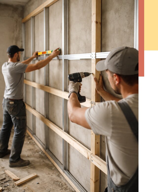 Устройство обрешетки под панели в Чистополе от 2150 руб. — монтаж под ключ | ОТДЕЛОЧНИК-Чст