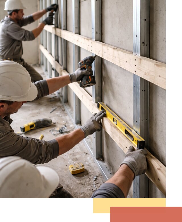 Устройство обрешетки под панели в Чистополе