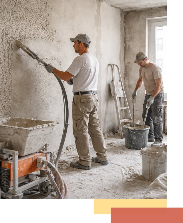 Машинная штукатурка стен в Чистополе — быстро и качественно