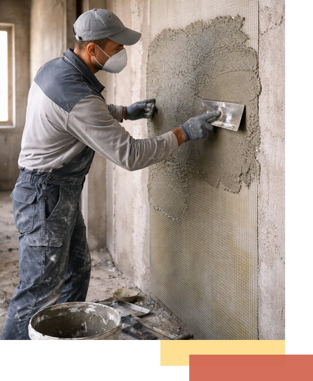 Штукатурка стен по сетке в Чистополе под ключ качественно и быстро