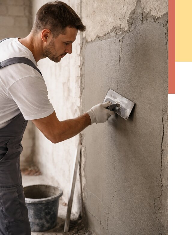 Штукатурка стен под плитку в Чистополе от 4300 руб./м2 — выравнивание под плитку | ОТДЕЛОЧНИК-Чст