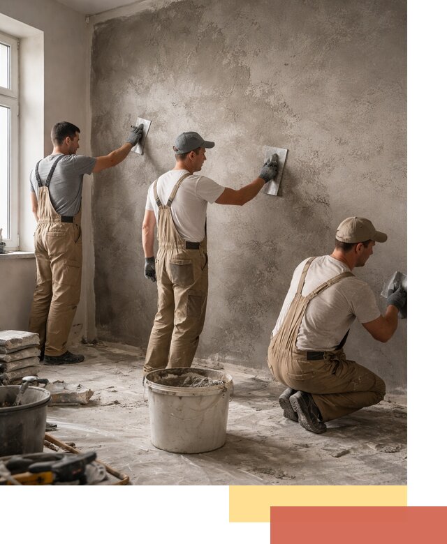 Декоративная штукатурка под бетон в Чистополе для стен и потолков