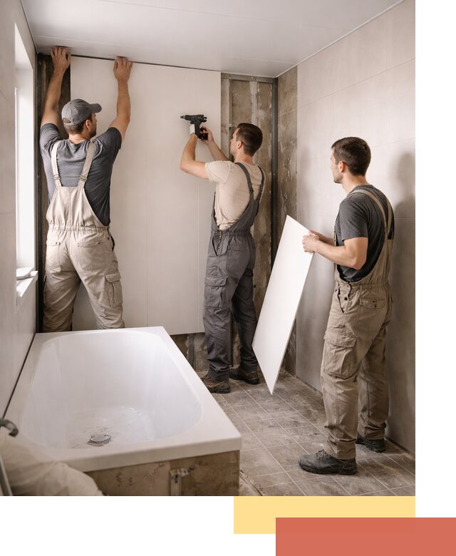 Отделка ванной панели ПВХ профессионально в Чистополе