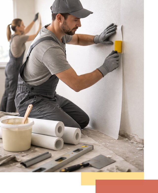 Поклейка стеклообоев профессионально в Чистополе