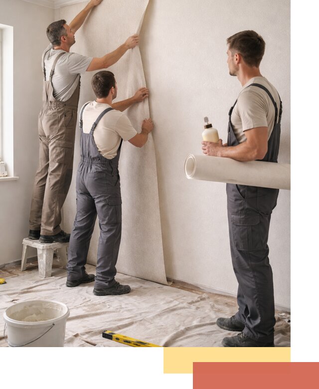 Оклейка стен обоями в Чистополе — качественно и профессионально