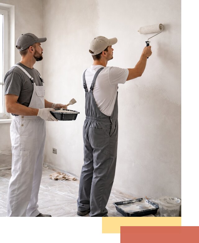 Покраска стен водоэмульсионной краской в Чистополе