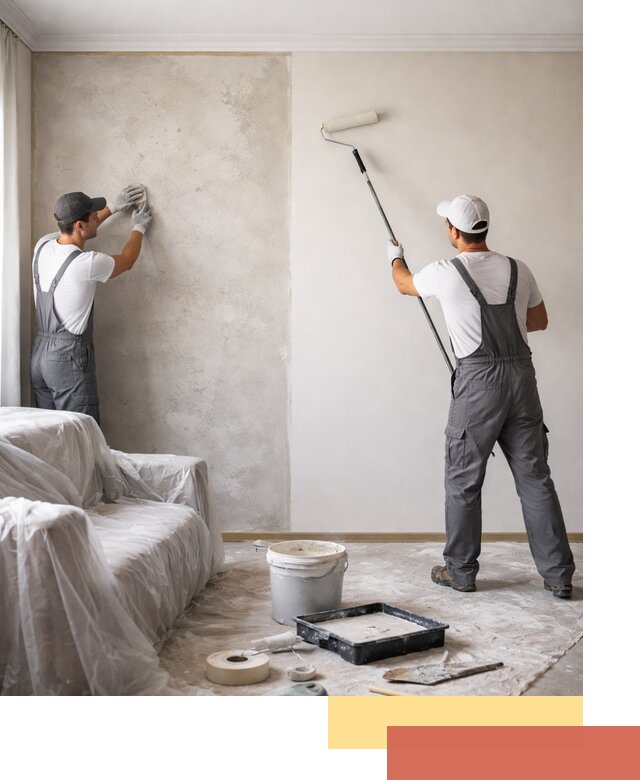 Покраска стен антивандальной краской в Чистополе