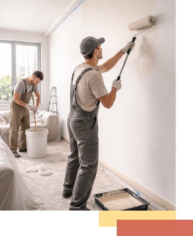 Покраска стен в офисе в Чистополе — быстрый и качественный ремонт