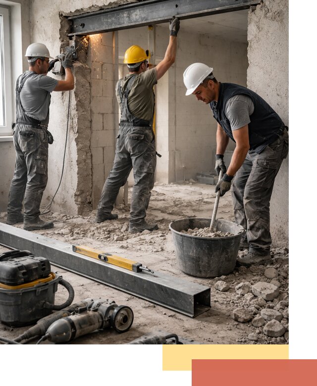 Создание проемов в стенах и несущих конструкциях в Чистополе