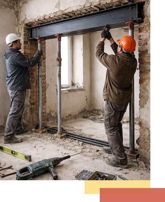 Усиление проема в стене в Чистополе для расширения и безопасности