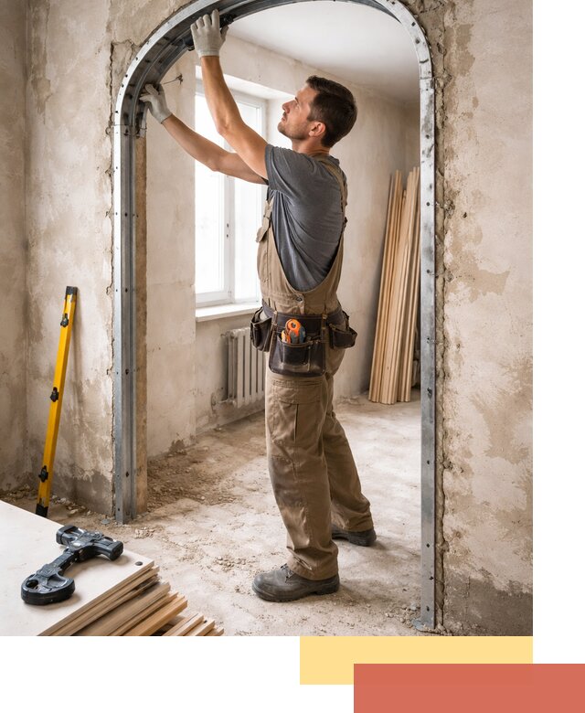 Устройство арочного проема в Чистополе под ключ