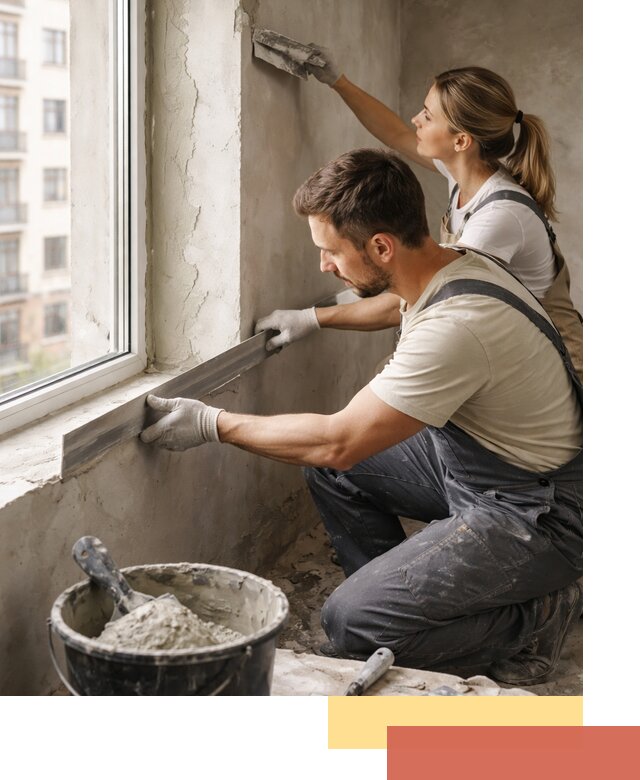 Штукатурка откосов дверей и окон профессионально в Чистополе