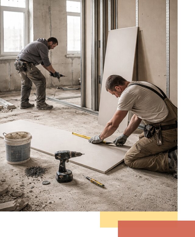 Кладка перегородок из ПГП под ключ в Чистополе