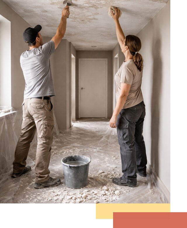 Удаление побелки с потолка в Чистополе — быстро и аккуратно