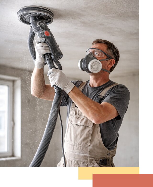 Шлифовка потолка в Чистополе — качественная подготовка под отделку