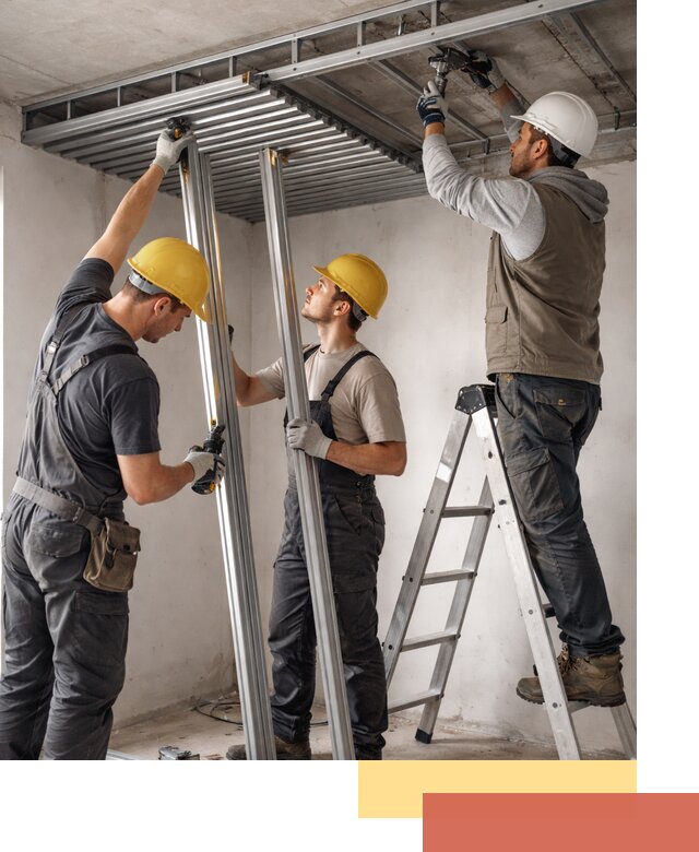 Монтаж реечного потолка под ключ в Чистополе