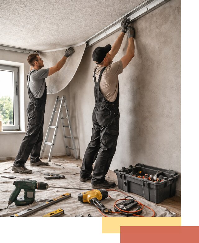 Монтаж фактурного натяжного потолка в Чистополе качественно и быстро