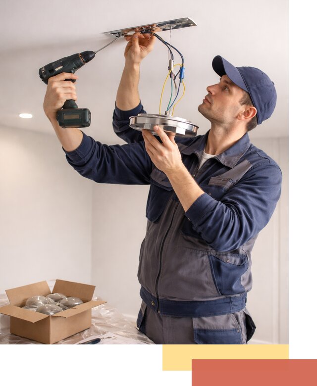 Установка люстры в натяжной потолок в Чистополе