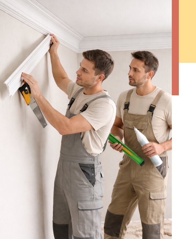 Монтаж потолочного плинтуса в Чистополе от 2355 руб. — быстро и недорого | ОТДЕЛОЧНИК-Чст