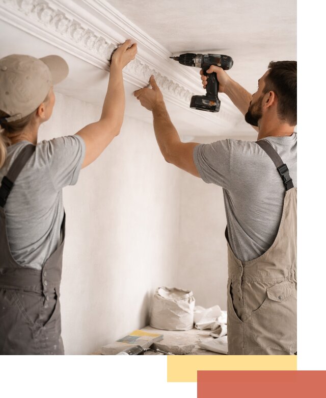 Профессиональный монтаж лепнины на потолок в Чистополе