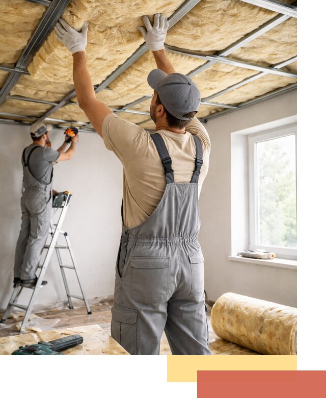 Утепление потолка под ключ в Чистополе качественно и быстро