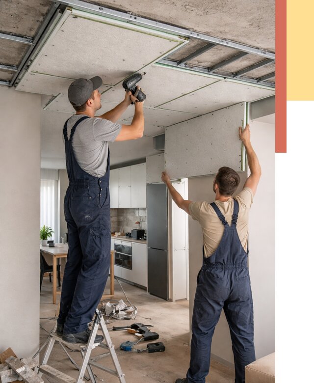 Шумоизоляция потолка панелями зипс в Чистополе от 1894 руб. под ключ | ОТДЕЛОЧНИК-Чст